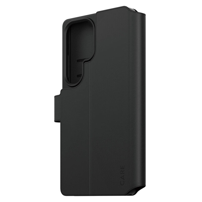 Husa Samsung Galaxy S25 Ultra PanzerGlass® CARE Feature Kickstand Wallet Case, negru