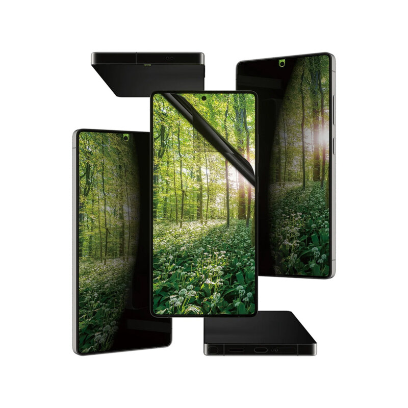 Folie Samsung Galaxy S25 Ultra PanzerGlass® ECO MATRIX 4-way Privacy Ultra-Wide Fit, clear