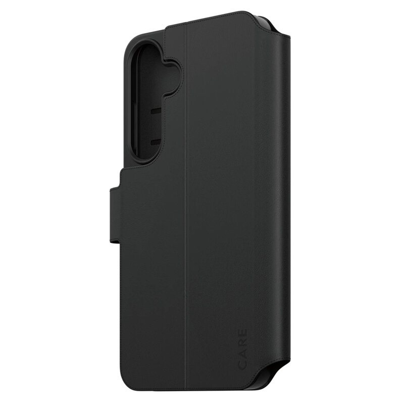 Husa Samsung Galaxy S25 Plus PanzerGlass® CARE Feature Kickstand Wallet Case, negru