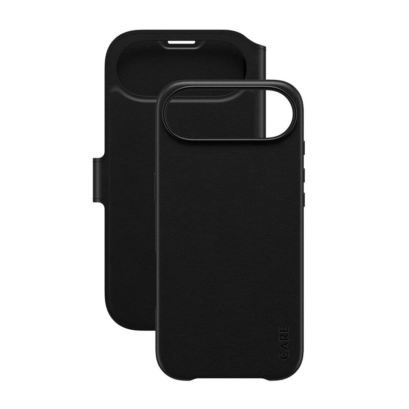 Husa iPhone 17 Air PanzerGlass® CARE Feature MagSafe Case Tango Two-in-One Wallet, negru
