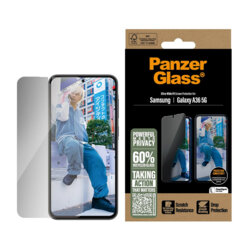 Folie Samsung Galaxy A36 5G PanzerGlass® Privacy Ultra-Wide Fit, clear