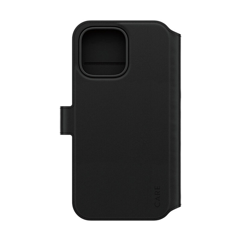 Husa iPhone 16 Pro Max PanzerGlass® CARE Feature MagSafe Case Tango Two-in-One Wallet, negru