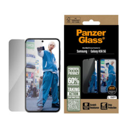Folie Samsung Galaxy A56 5G PanzerGlass® Privacy Ultra-Wide Fit, clear