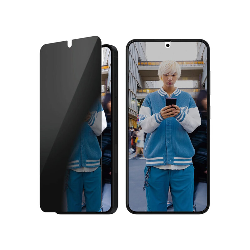 Folie Samsung Galaxy S24 PanzerGlass® Privacy Ultra-Wide Fit, clear