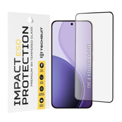 Folie sticla Oppo Reno14 F Techsuit ESD Glass, negru