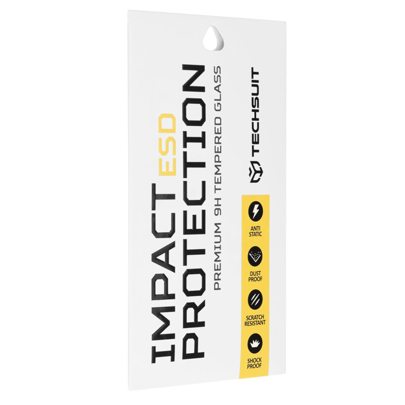 Folie sticla Oppo Reno14 F Techsuit ESD Glass, negru