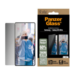 Folie Samsung Galaxy S25 Ultra PanzerGlass® Privacy Ultra-Wide Fit, clear