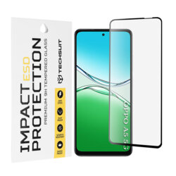Folie sticla Oppo A5 5G Techsuit ESD Glass, negru