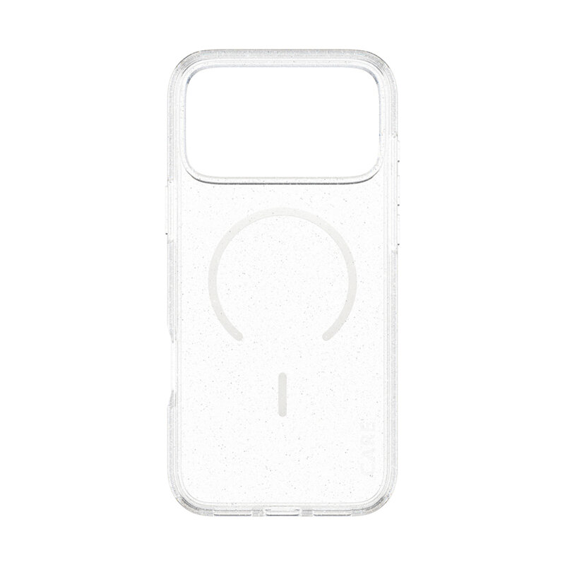 Husa iPhone 17 Pro Max PanzerGlass® CARE Flagship Urban Explorer Star Lit White MagSafe, transparenta