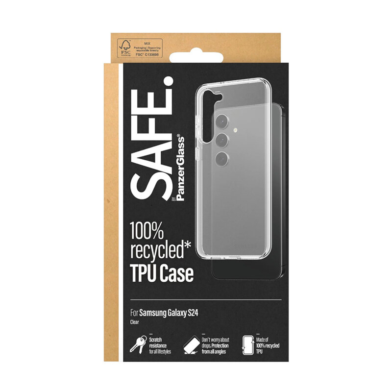 Husa Samsung Galaxy S24 SAFE. by PanzerGlass® TPU Series, transparenta