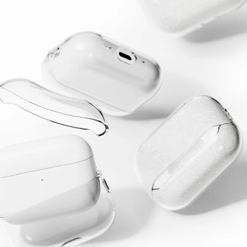 Husa AirPods Pro 3 Ringke Air, transparent/sclipici