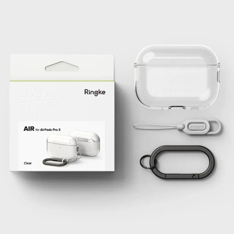 Husa AirPods Pro 3 Ringke Air, transparent