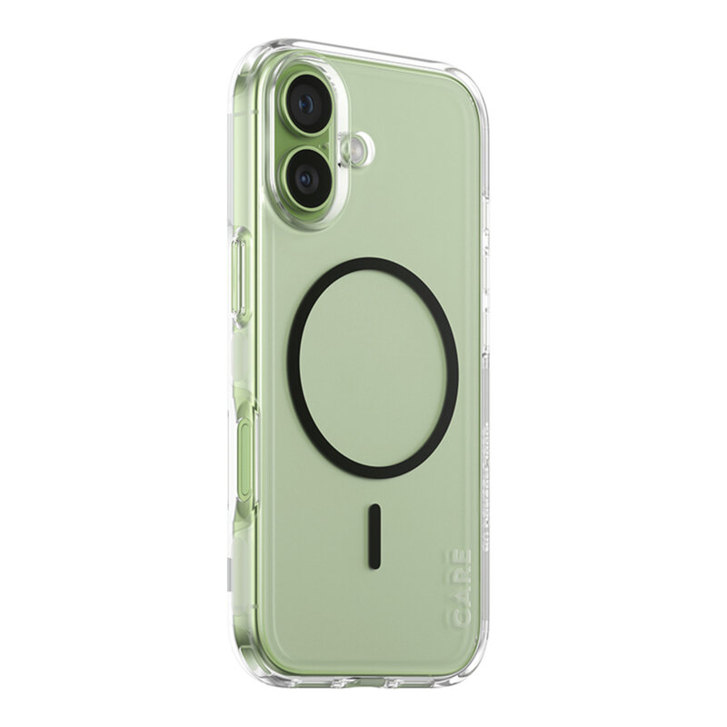 Husa iPhone 17 PanzerGlass® CARE Flagship Urban Explorer Black MagSafe, transparenta