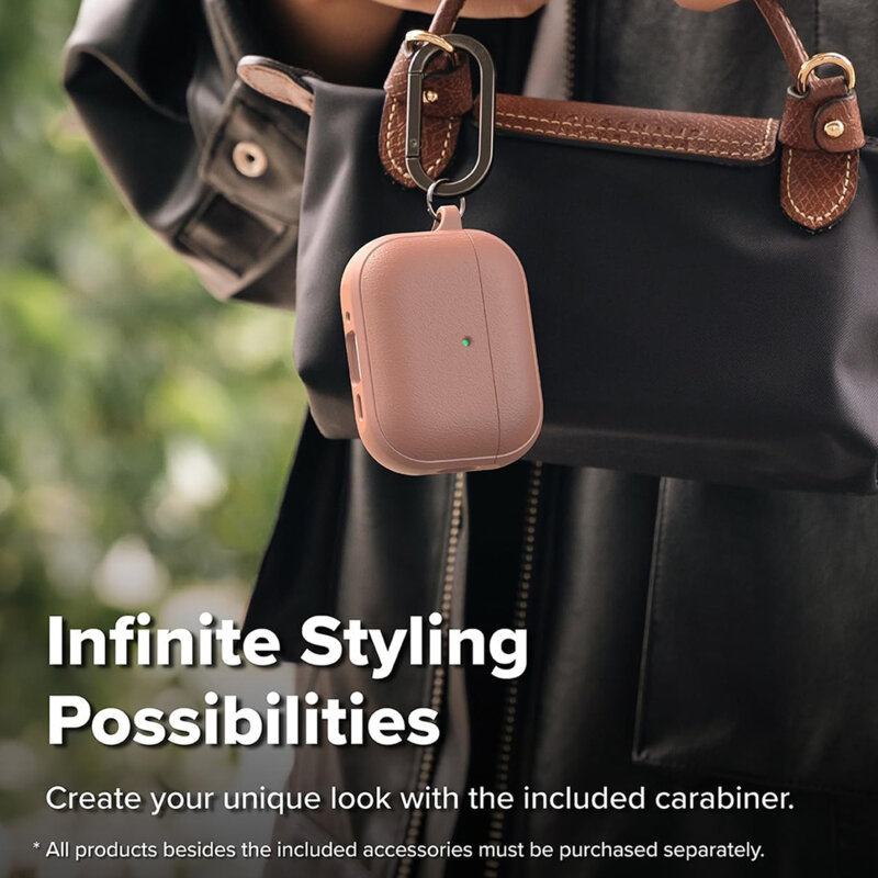 Husa AirPods Pro 3 cu carabinera Ringke Onyx Magnetic, oranj