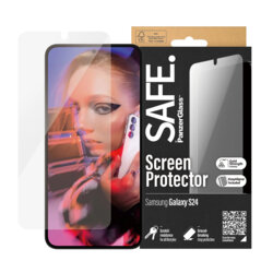 Folie Samsung Galaxy S24 SAFE. by PanzerGlass® Ultra-Wide Fit w. EasyAligner, transparenta