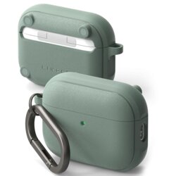 Husa AirPods Pro 3 cu carabinera Ringke Onyx Magnetic, verde