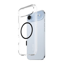 Husa iPhone 17 Air PanzerGlass® CARE Flagship Urban Explorer Black MagSafe, transparenta