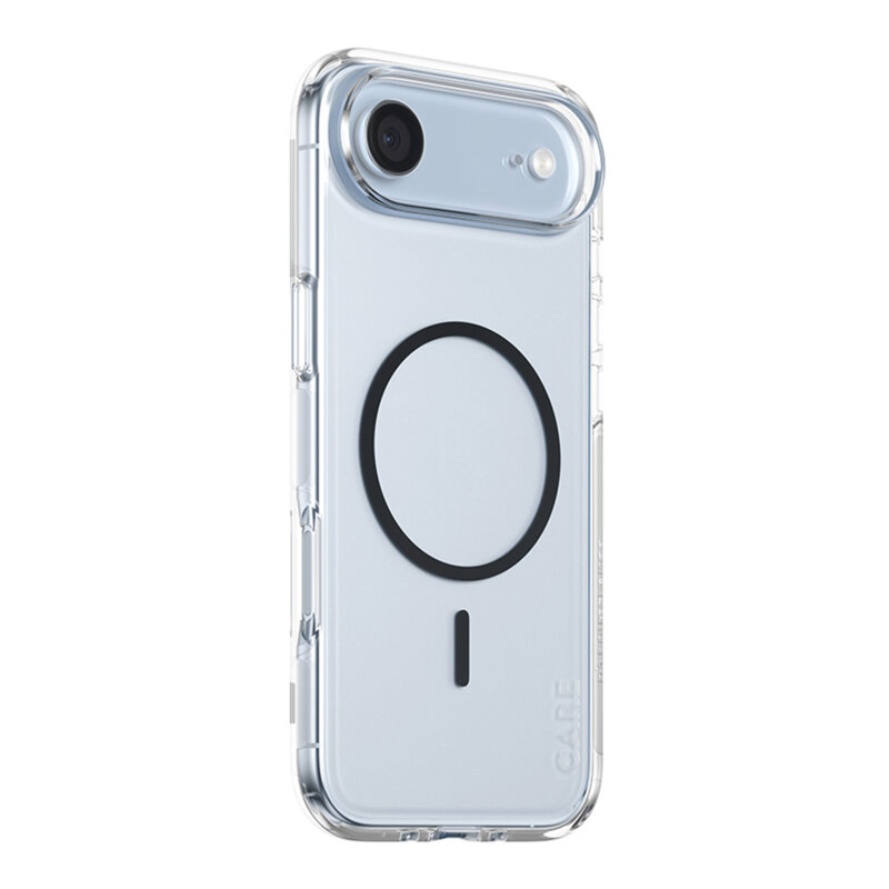 Husa iPhone 17 Air PanzerGlass® CARE Flagship Urban Explorer Black MagSafe, transparenta