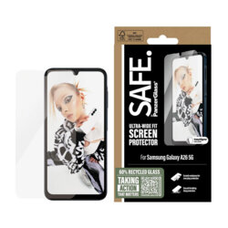 Folie Samsung Galaxy A26 5G SAFE. by PanzerGlass® Ultra-Wide Fit w. Aligner, transparenta
