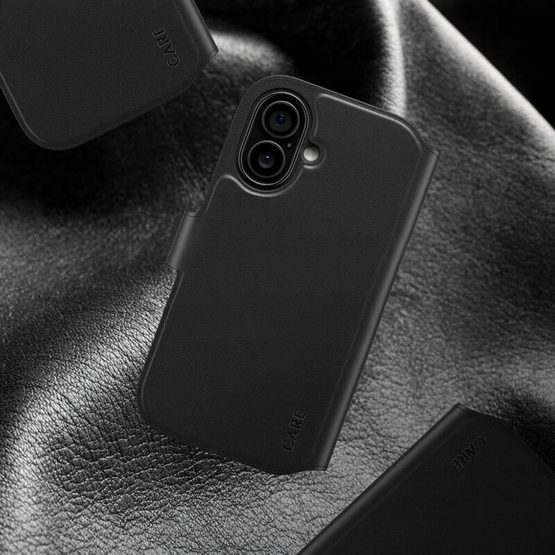 Husa Samsung Galaxy S25 Ultra PanzerGlass® CARE Feature Case Tango Two-in-One Wallet, negru