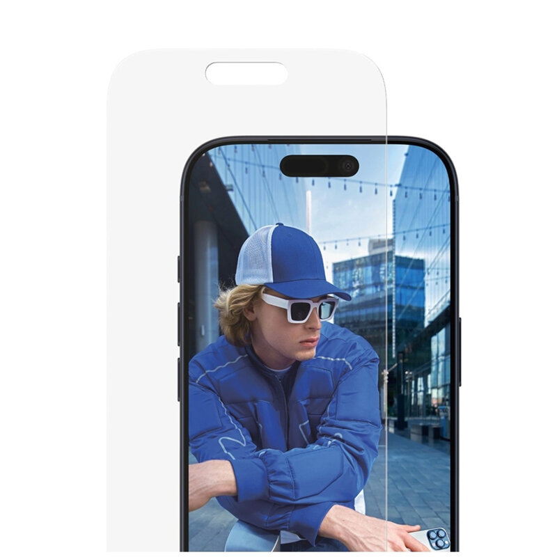 Folie iPhone 17 Pro PanzerGlass® Classic Fit w. EasyAligner, transparenta