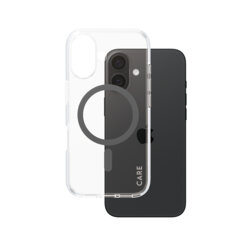 Husa iPhone 16 PanzerGlass® CARE Flagship Urban Combat Black MagSafe, transparenta