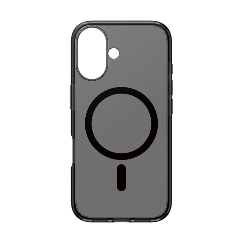 Husa iPhone 16 PanzerGlass® CARE Flagship Urban Combat Black MagSafe, fumuriu