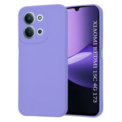 Husa silicon Xiaomi Redmi 15C 4G Techsuit SoftFlex, violet