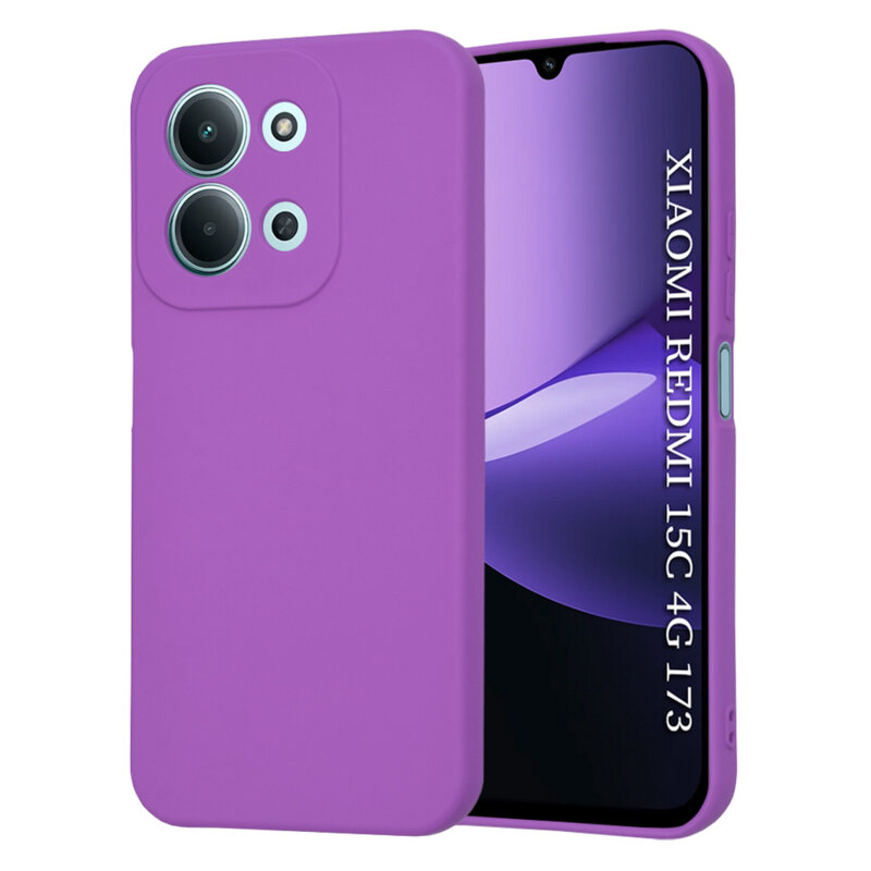 Husa silicon Xiaomi Redmi 15C 4G Techsuit SoftFlex, mov