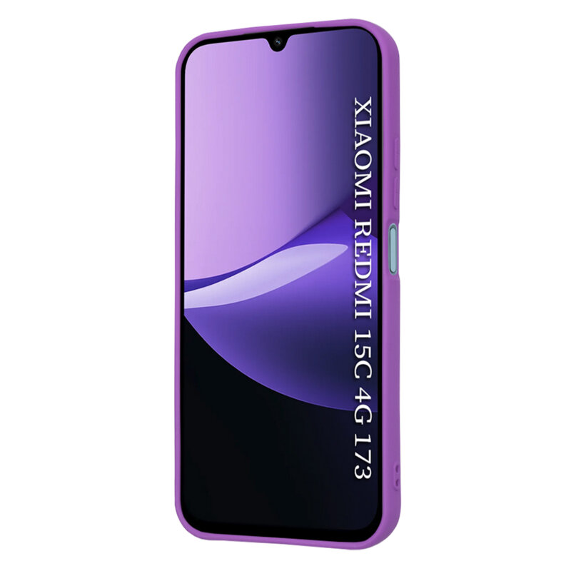 Husa silicon Xiaomi Redmi 15C 4G Techsuit SoftFlex, mov