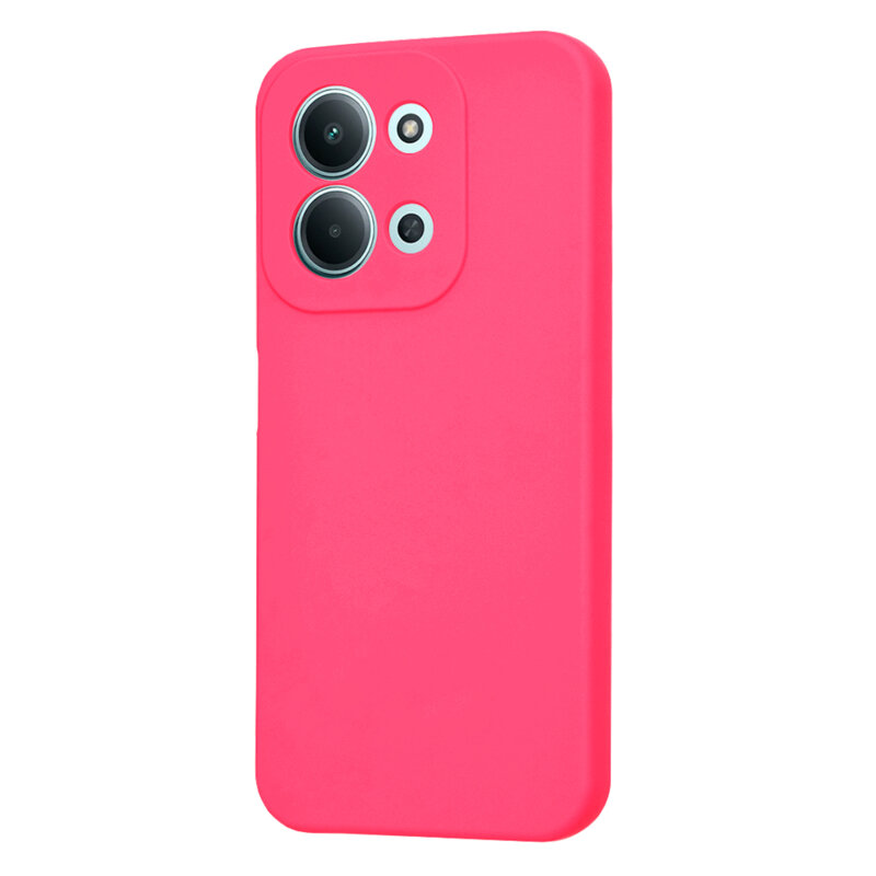 Husa silicon Xiaomi Redmi 15C 4G Techsuit SoftFlex, fucsia