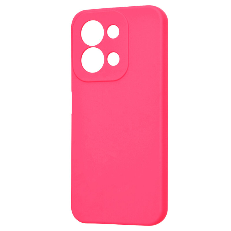Husa silicon Xiaomi Redmi 15C 4G Techsuit SoftFlex, fucsia