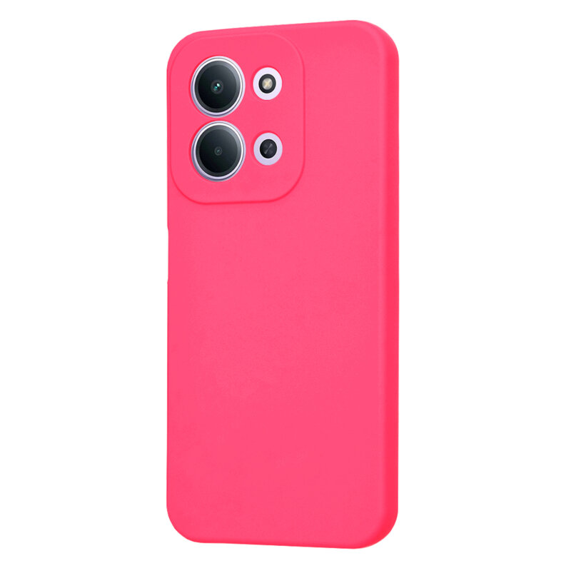 Husa silicon Xiaomi Redmi 15C 5G Techsuit SoftFlex, fucsia