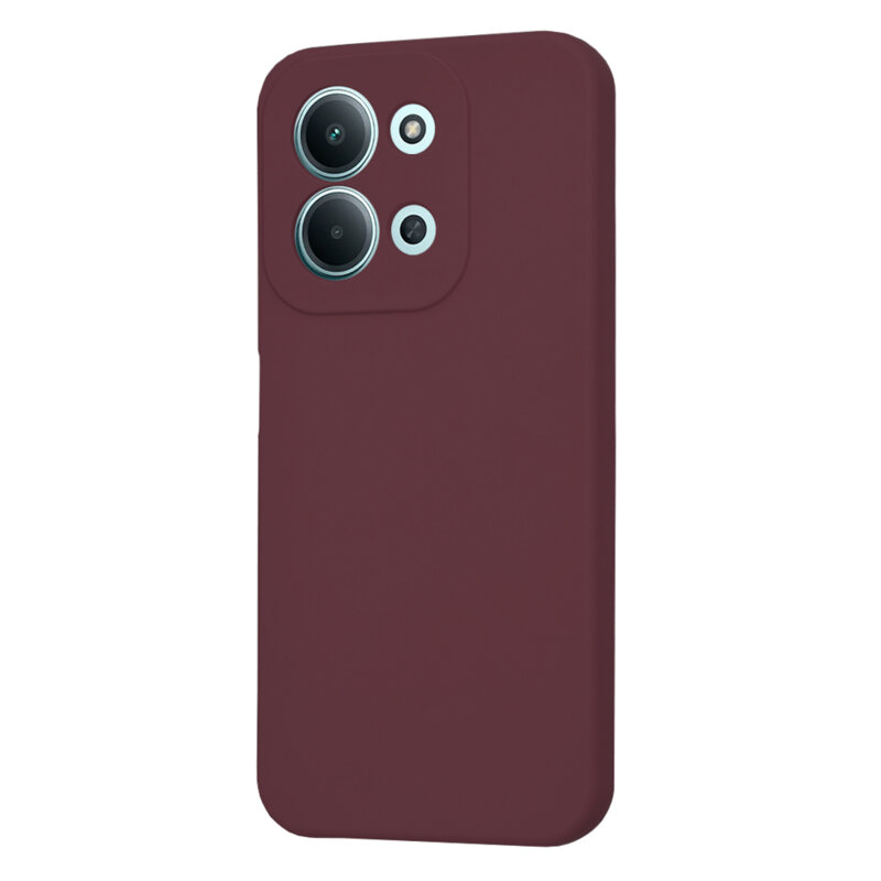 Husa silicon Xiaomi Redmi 15C 4G Techsuit SoftFlex, bordo
