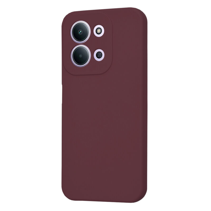 Husa silicon Xiaomi Redmi 15C 5G Techsuit SoftFlex, bordo