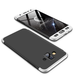 Husa Samsung Galaxy J7 Duo GKK 360 Full Cover Negru-Argintiu