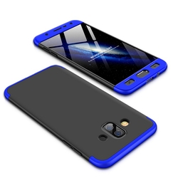 Husa Samsung Galaxy J7 Duo GKK 360 Full Cover Negru-Albastru