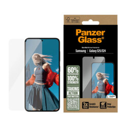 Folie Samsung Galaxy S24 PanzerGlass® Ultra-Wide Fit, negru
