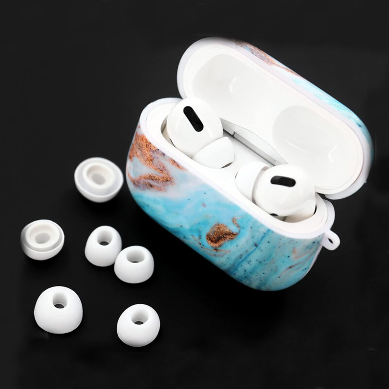 [Pachet 3x] Dopuri casti AirPods Pro 2 din silicon premium Techsuit ET1, alb