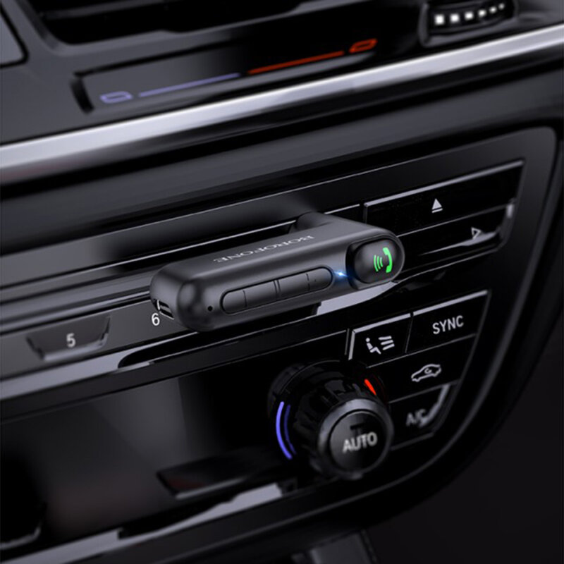 Receptor Bluetooth auto, adaptor audio Jack Borofone Wideway, BC35