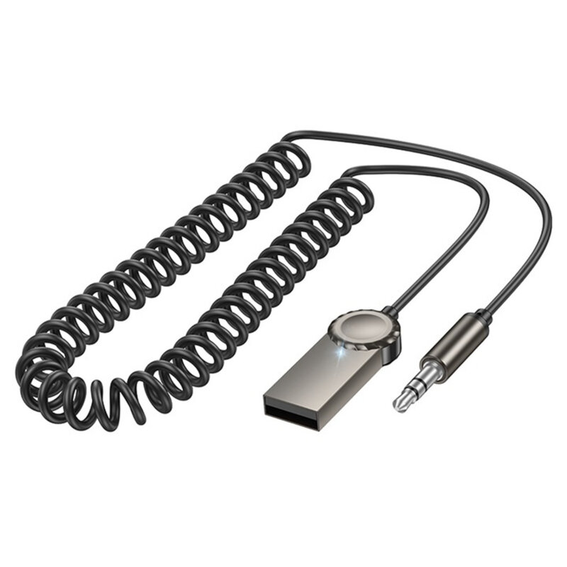 Receptor Bluetooth auto, adaptor audio Jack Borofone Peaceful, BC56