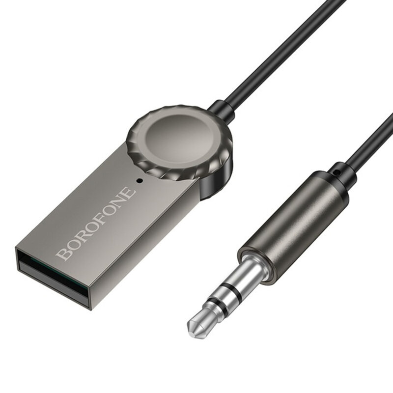 Receptor Bluetooth auto, adaptor audio Jack Borofone Peaceful, BC56