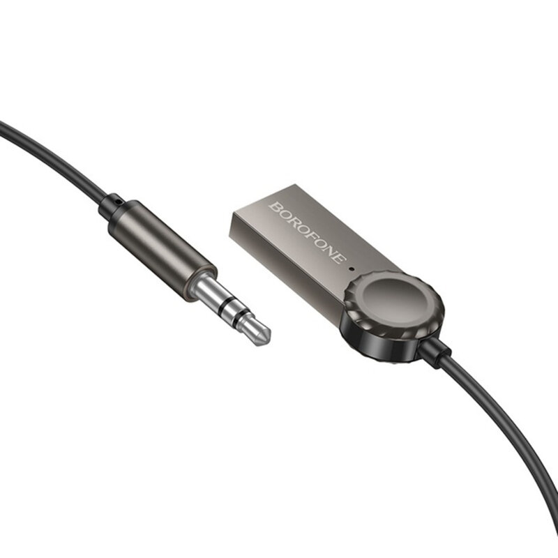 Receptor Bluetooth auto, adaptor audio Jack Borofone Peaceful, BC56