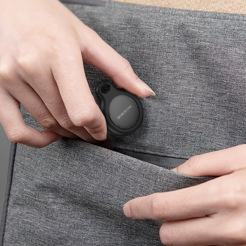 Dispozitiv anti-pierdere compatibil cu iOS, Borofone Exquisite, BC101, negru