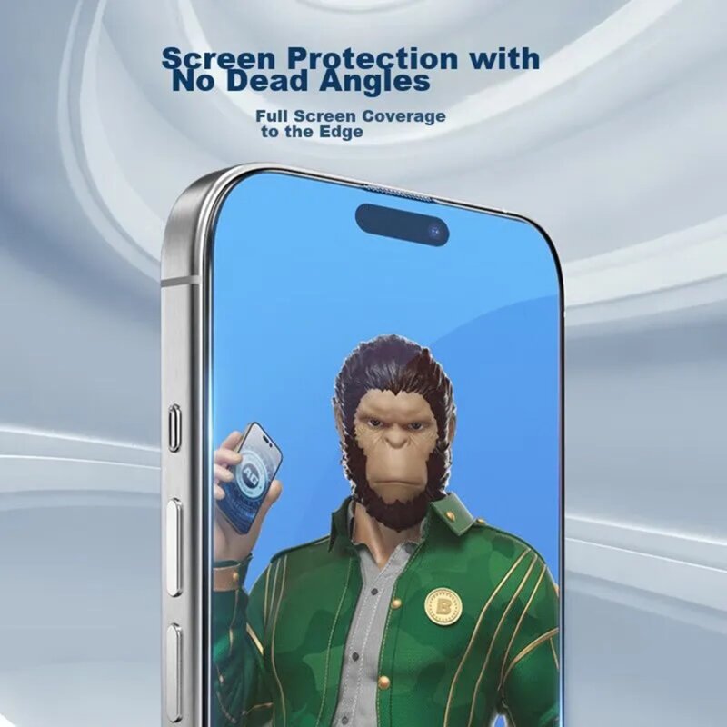 Folie mata iPhone XR Blueo Anti-Glare Matte Glass, negru