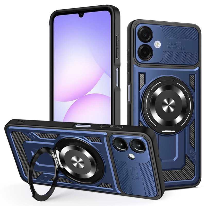 Husa Samsung Galaxy A07 4G Techsuit RuggedCam, albastru