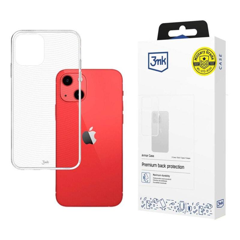 Husa iPhone 13 3mk Armor Case, transparenta