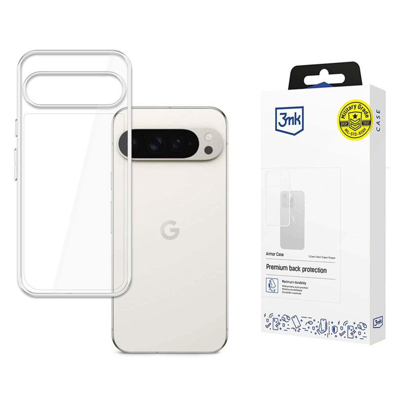 Husa Google Pixel 9 Pro XL 3mk Armor Case, transparenta