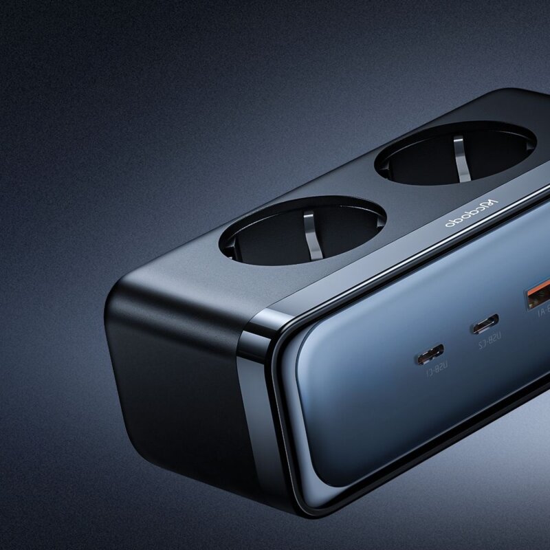 Prelungitor priza EU cu Schuko, Type-C, USB, 1.5m Mcdodo Energy Cube Series, CH-4610