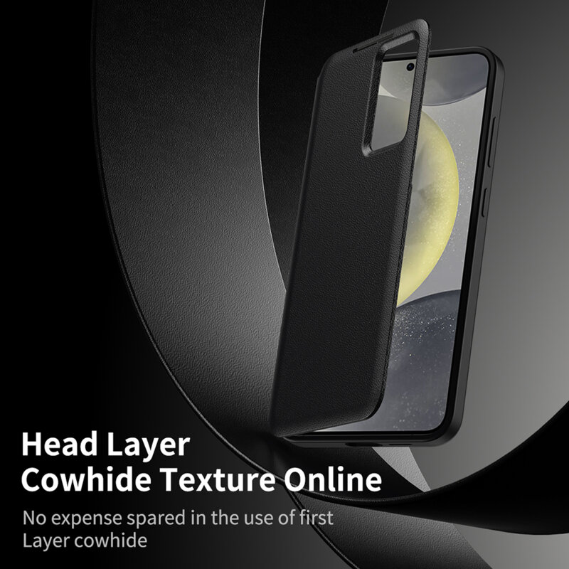 Husa tip carte Samsung Galaxy S25 FE SmartView Series, negru